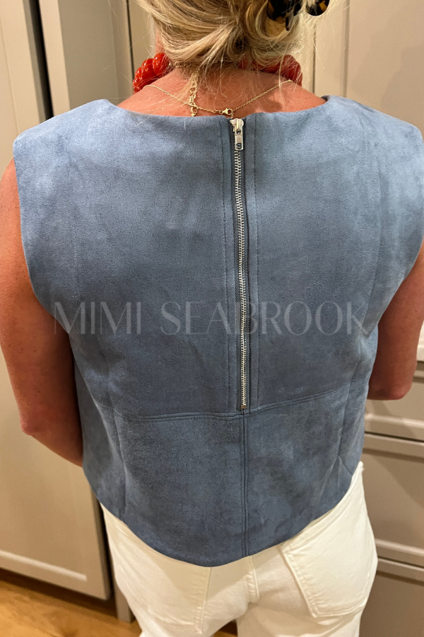 Guthrie top, blue