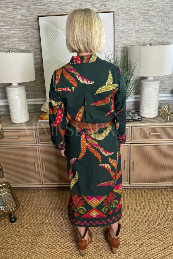 Haiden Dress, Forest Print