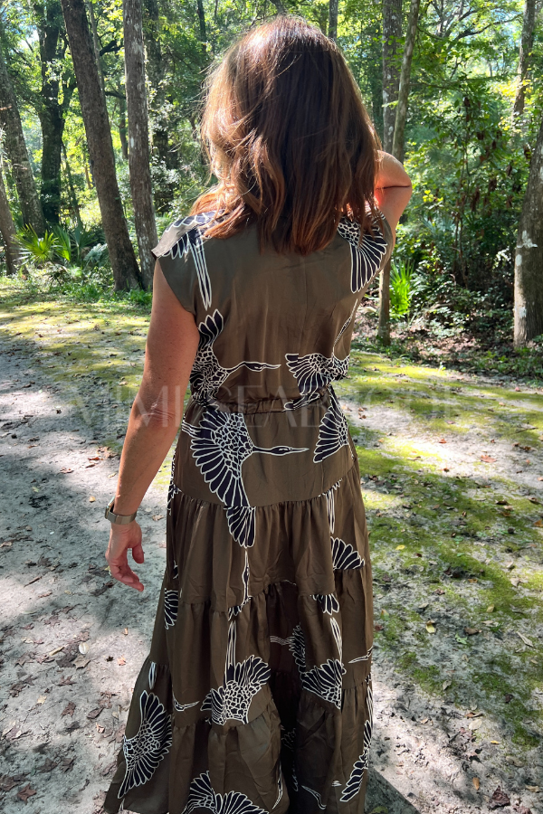 Hampton dress, mocha