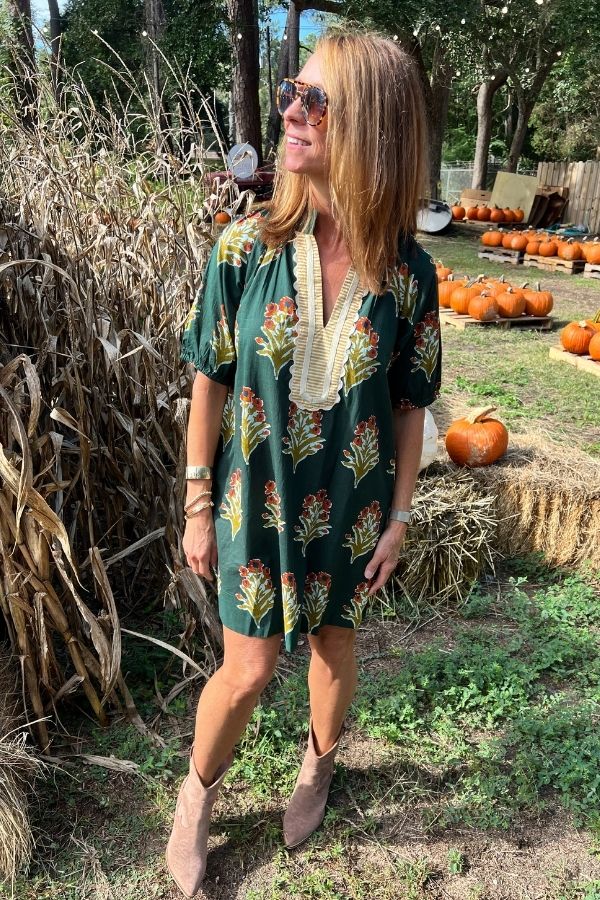 Hanover dress, green