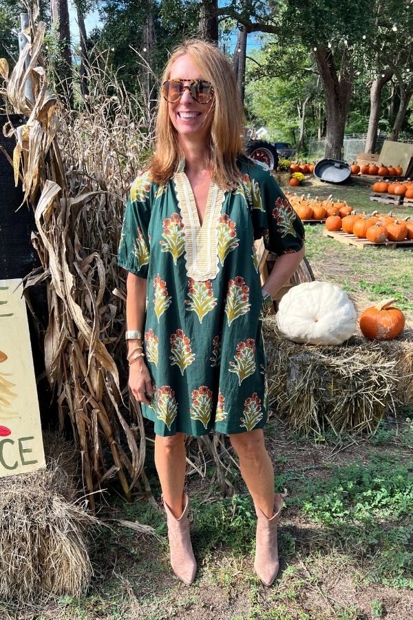 Hanover dress, green