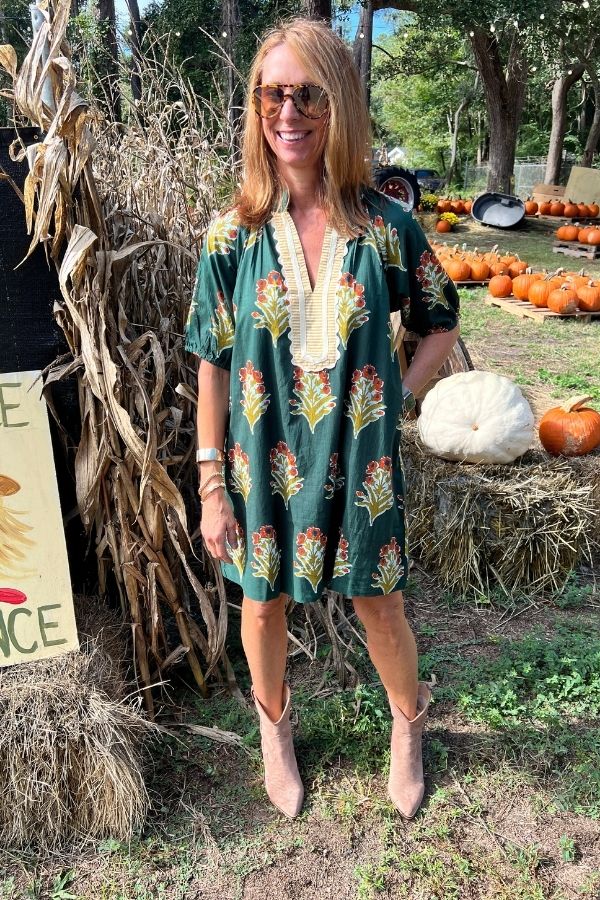 Hanover dress, green