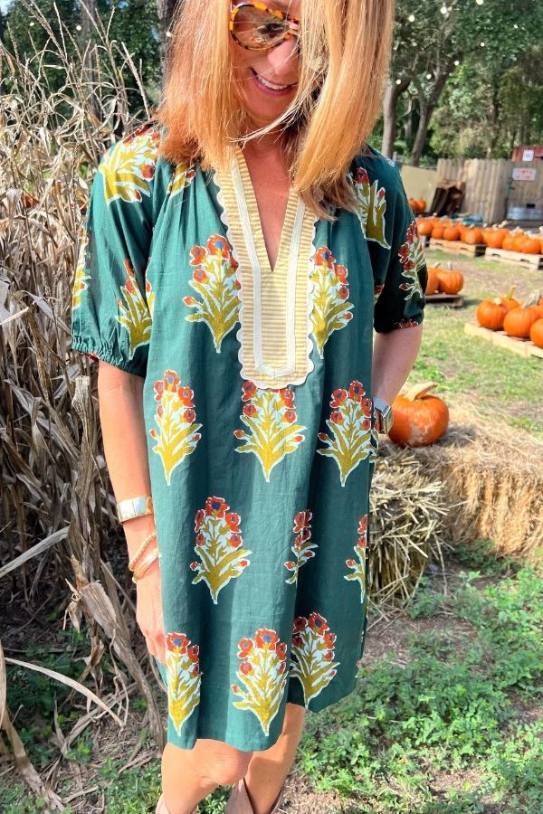 Hanover dress, green