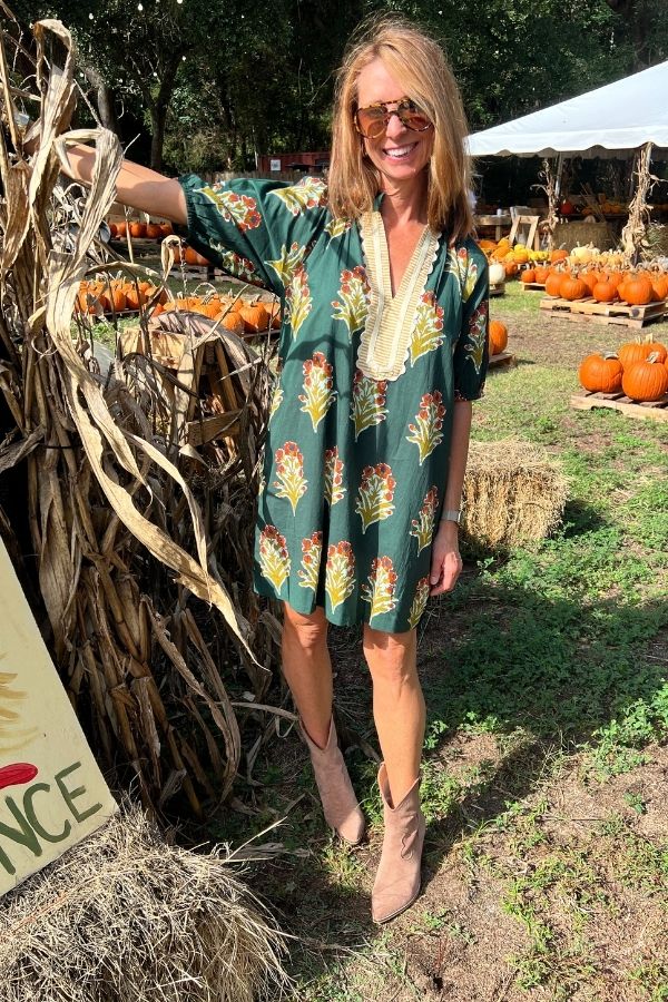 Hanover dress, green