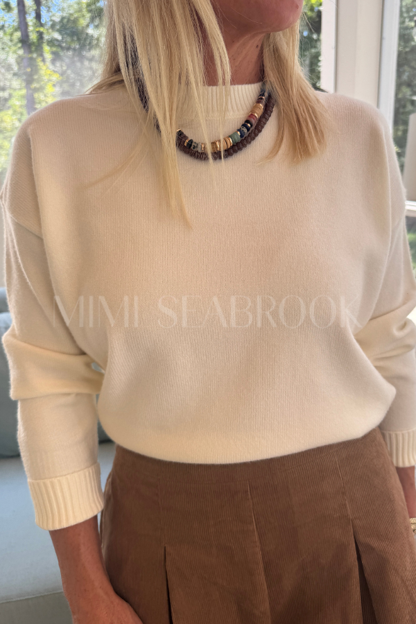Harlee sweater, cream