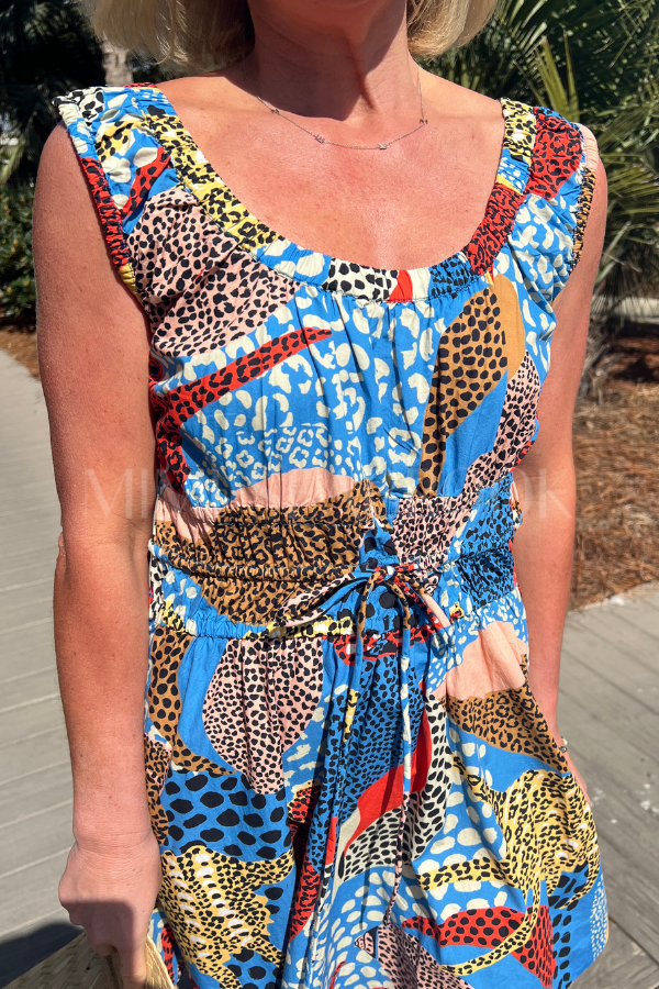 Harper Mini Dress, Nautilus Blue