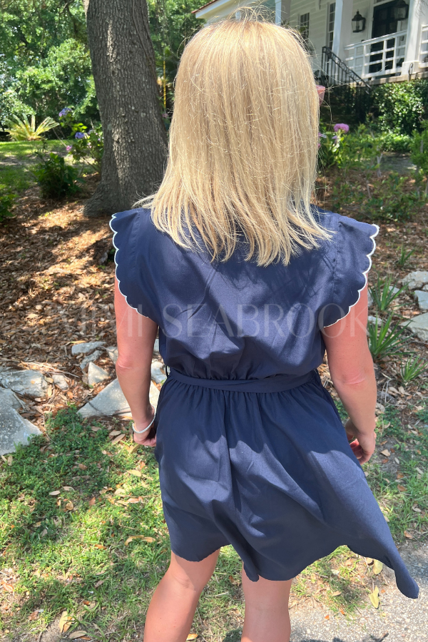 Harrelson dress, navy