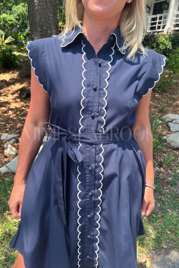 Harrelson dress, navy