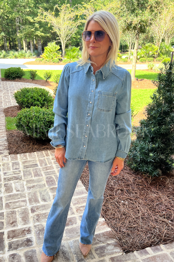 Hartline denim shirt