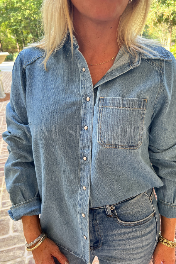 Hartline denim shirt