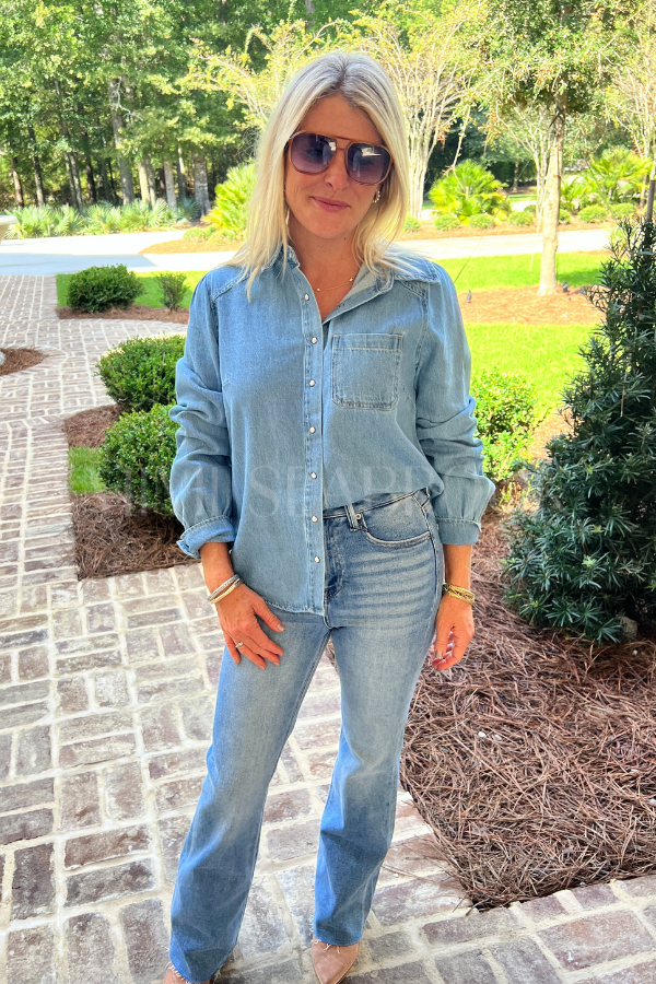 Hartline denim shirt