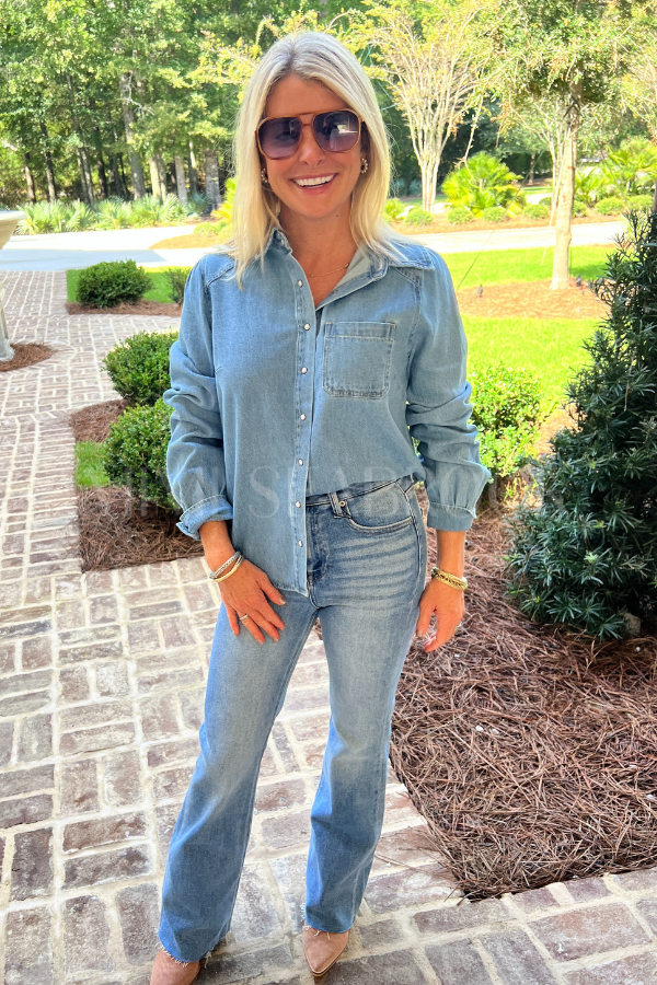 Hartline denim shirt