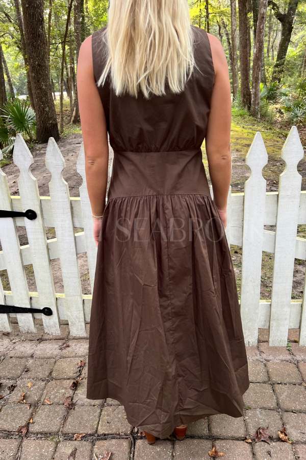 Harvest dress, brown