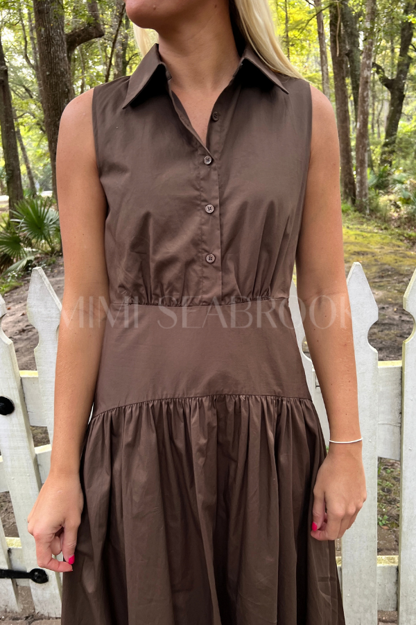 Harvest dress, brown