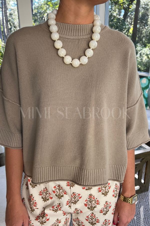 Hawke sweater, warm taupe