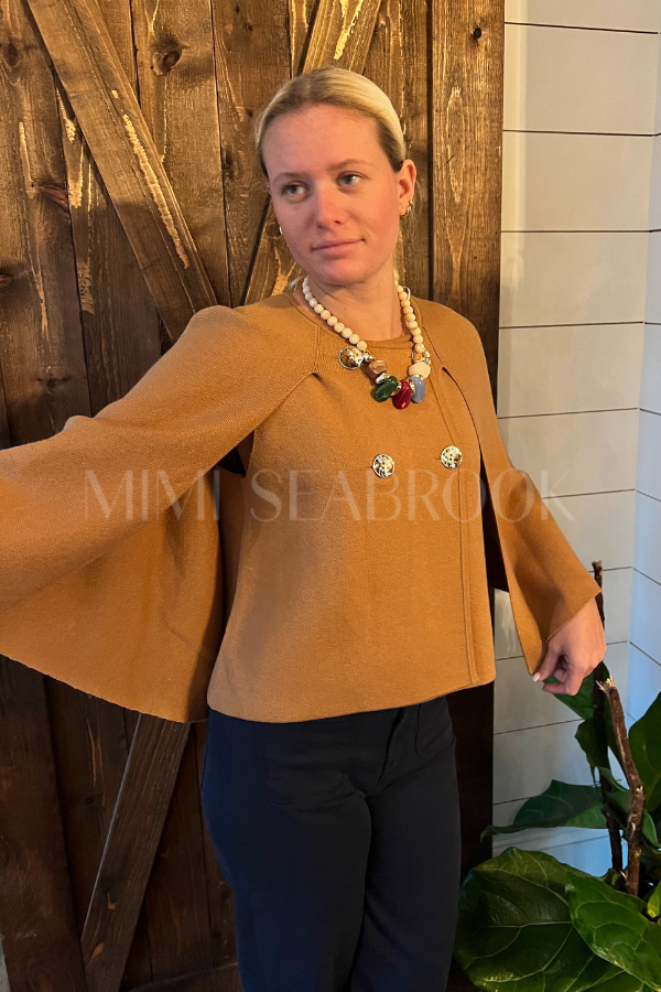 Haydon poncho top sweater