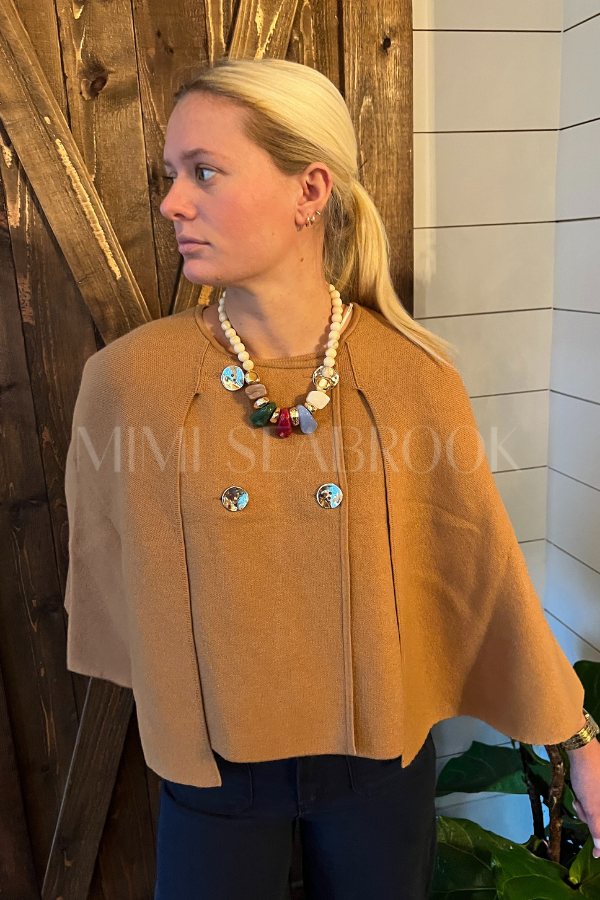 Haydon poncho top sweater