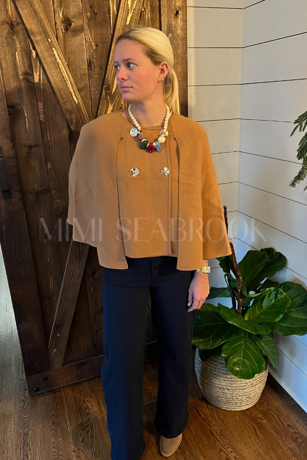 Haydon poncho top sweater