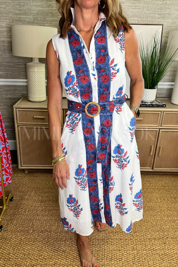Hazel Dress, Ultramarine by Victoria Dunn
