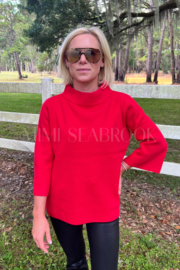 Hillcrest sweater, Red