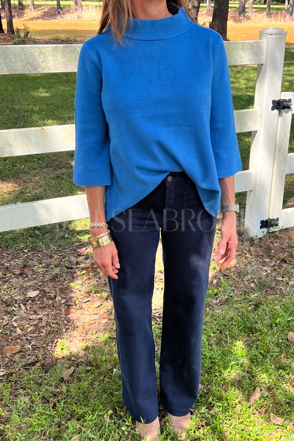 Hillcrest sweater, french blue