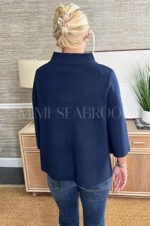 Hillcrest sweater, navy