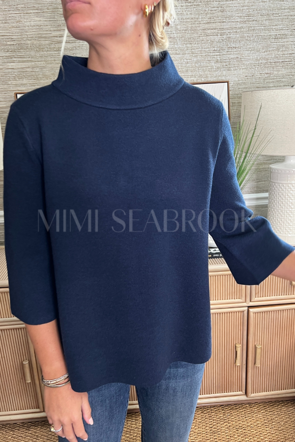 Hillcrest sweater, navy