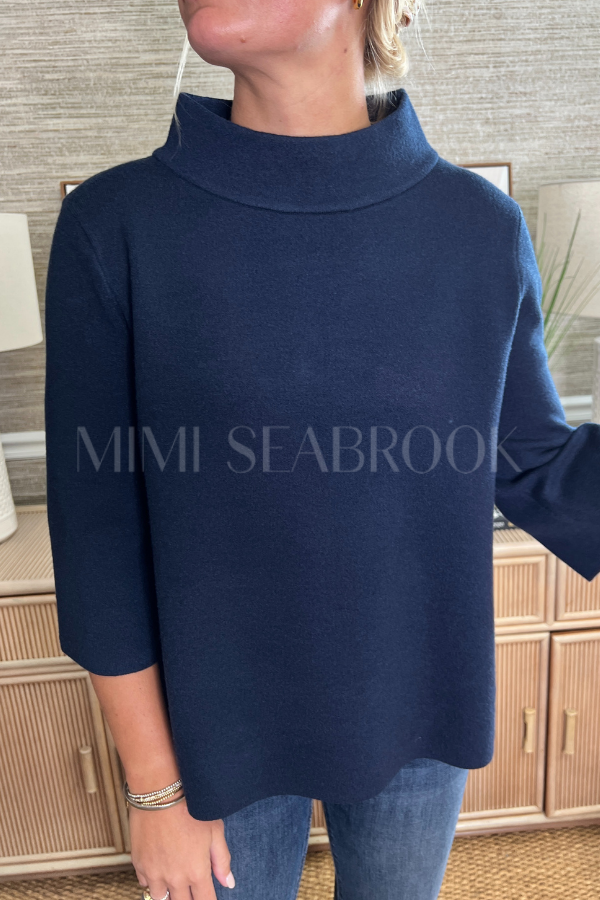 Hillcrest sweater, navy
