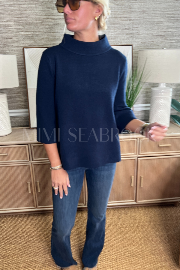 Hillcrest sweater, navy