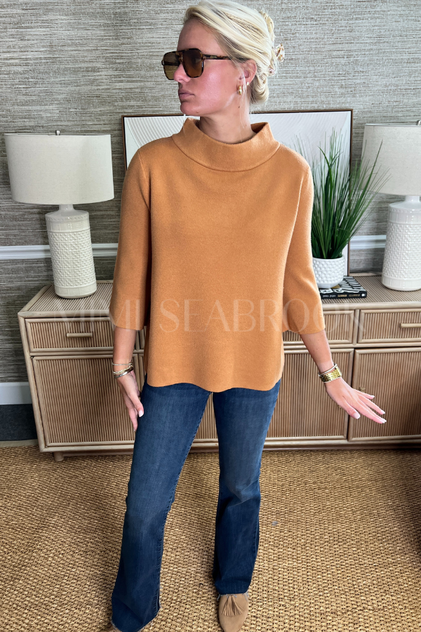 Hillcrest sweater, soft camel