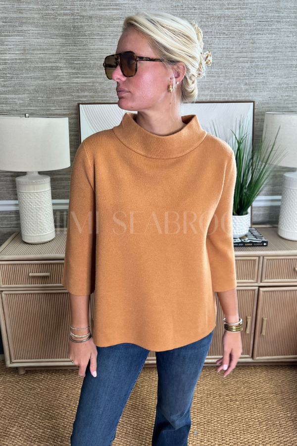 Hillcrest sweater, soft camel