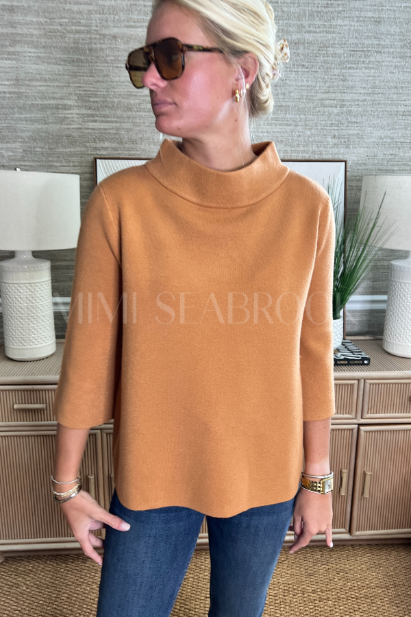 Hillcrest sweater, soft camel