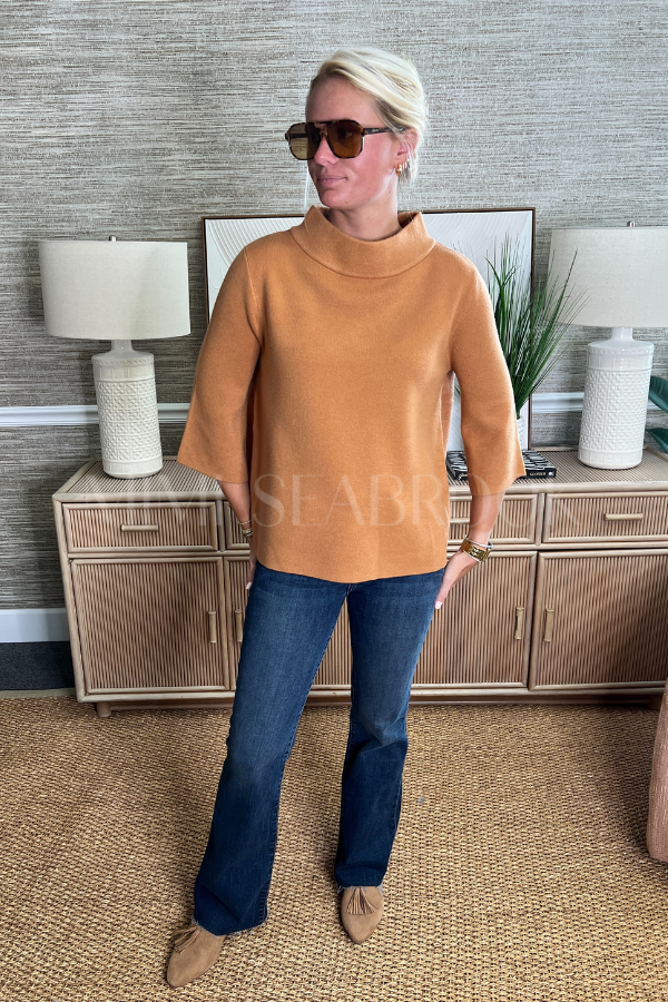 Hillcrest sweater, soft camel