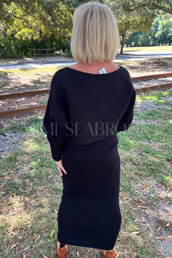 Hollett skirt set, black