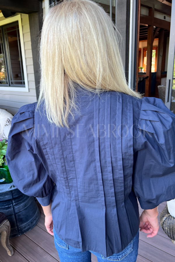 Hutton top, navy
