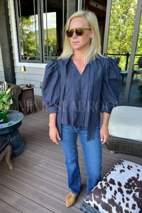 Hutton top, navy