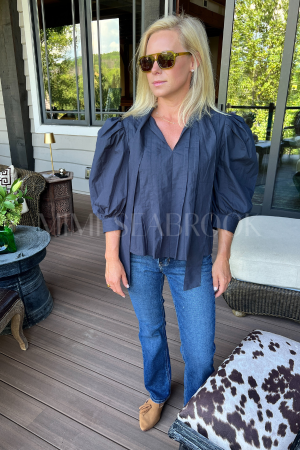 Hutton top, navy