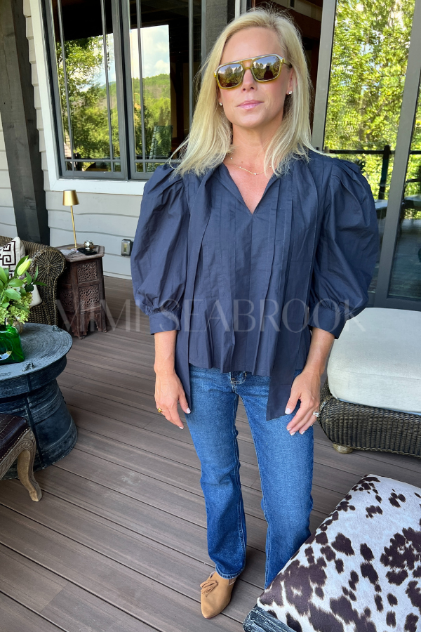 Hutton top, navy