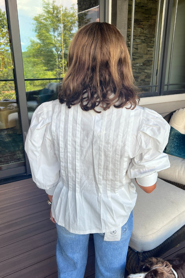 Hutton top, off white