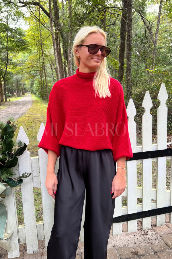Hyde sweater, red