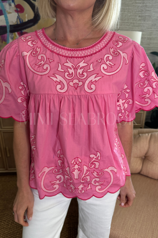 Ilse top, pink