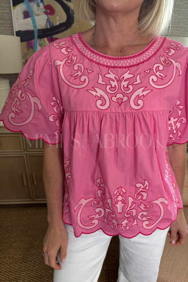 Ilse top, pink
