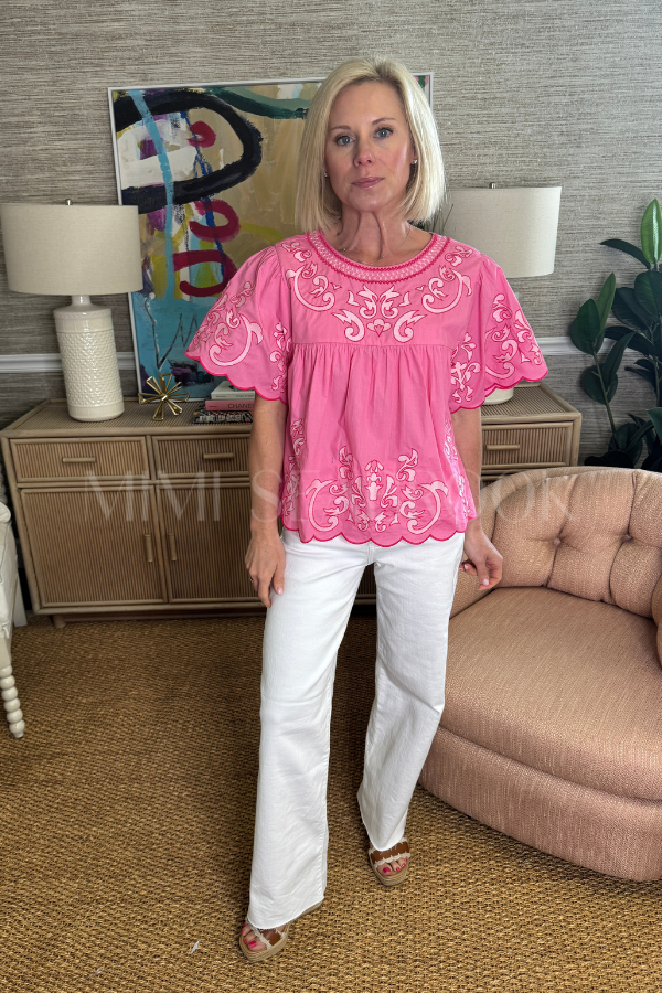 Ilse top, pink