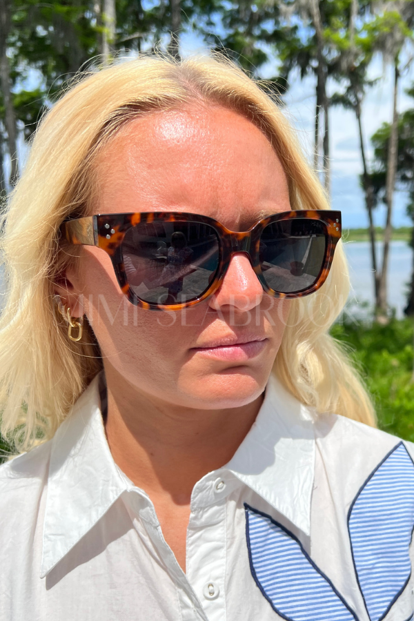 Indigo Sunglasses, tortoise/smoke by I-SEA