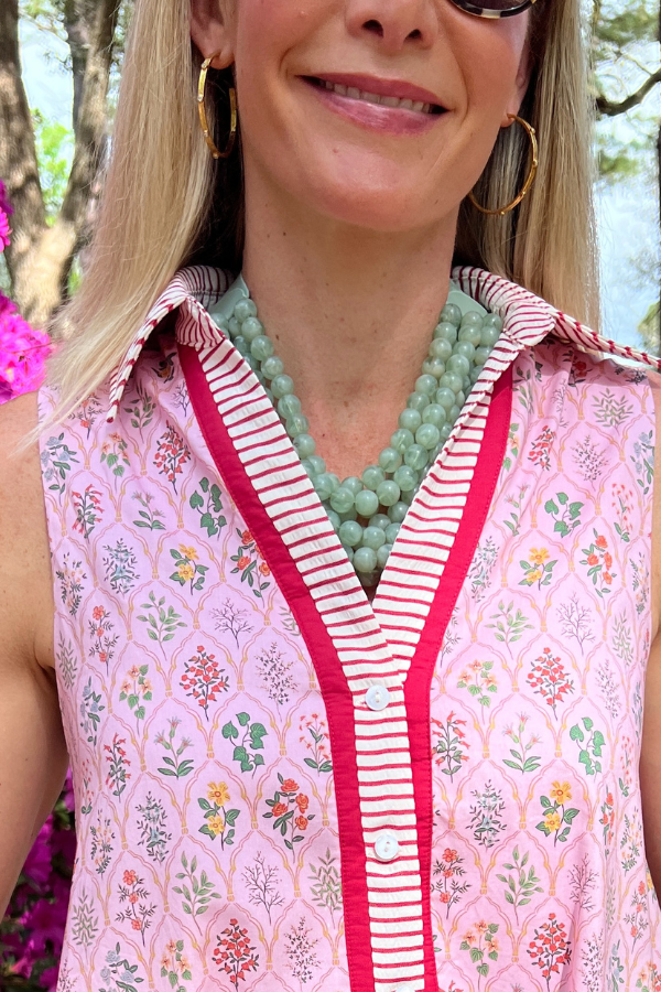 Indira necklace, green