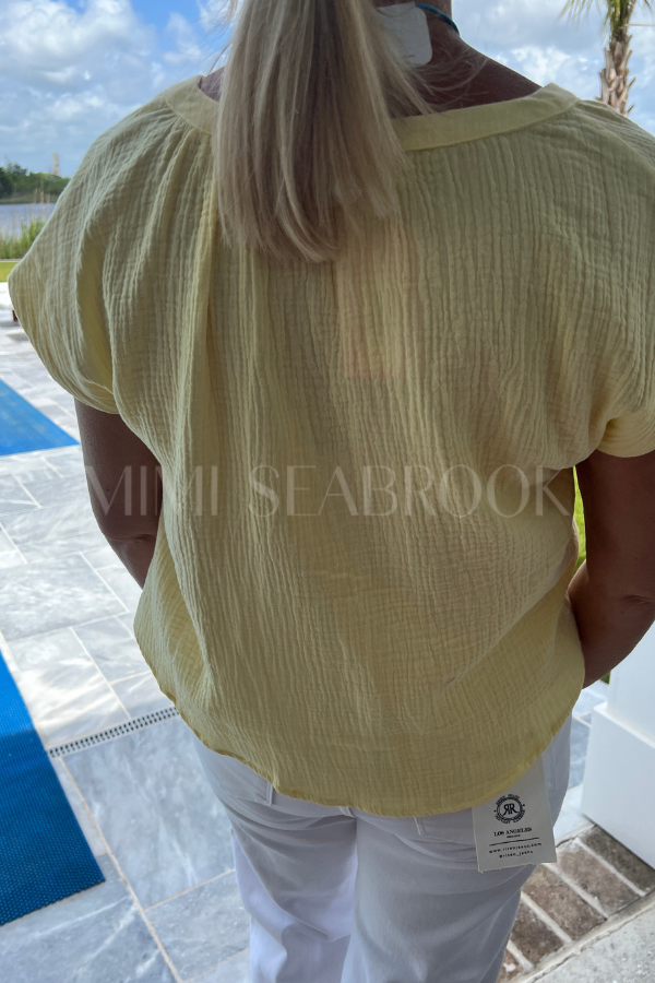 Isabelle top, yellow