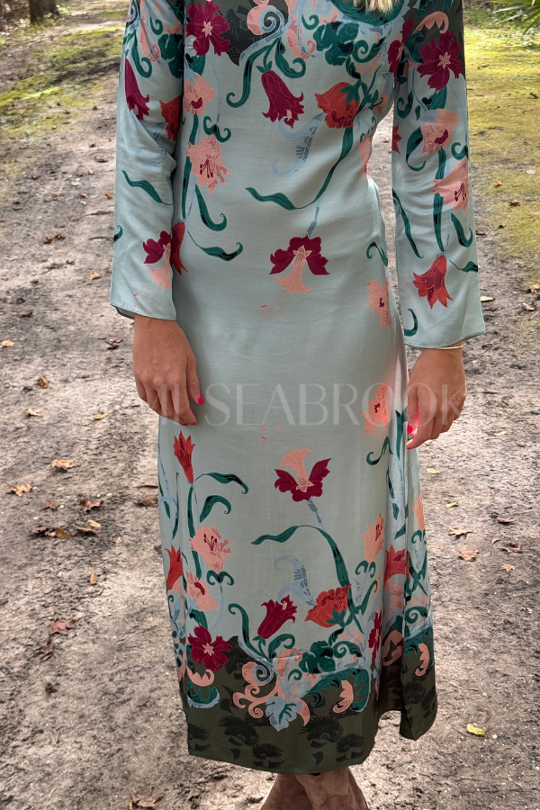Isobel Ankle Dress, Lys Print by Cleobella