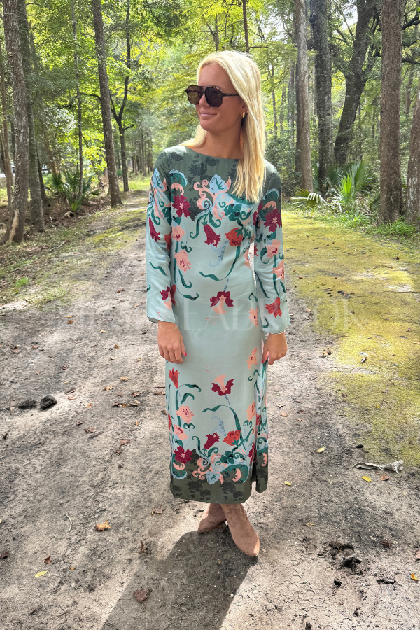 Isobel Ankle Dress, Lys Print by Cleobella