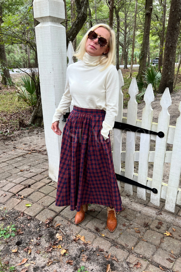Iverson skirt, red