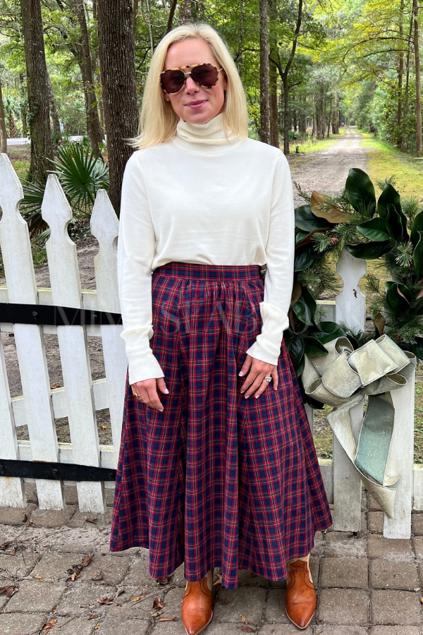 Iverson skirt, red